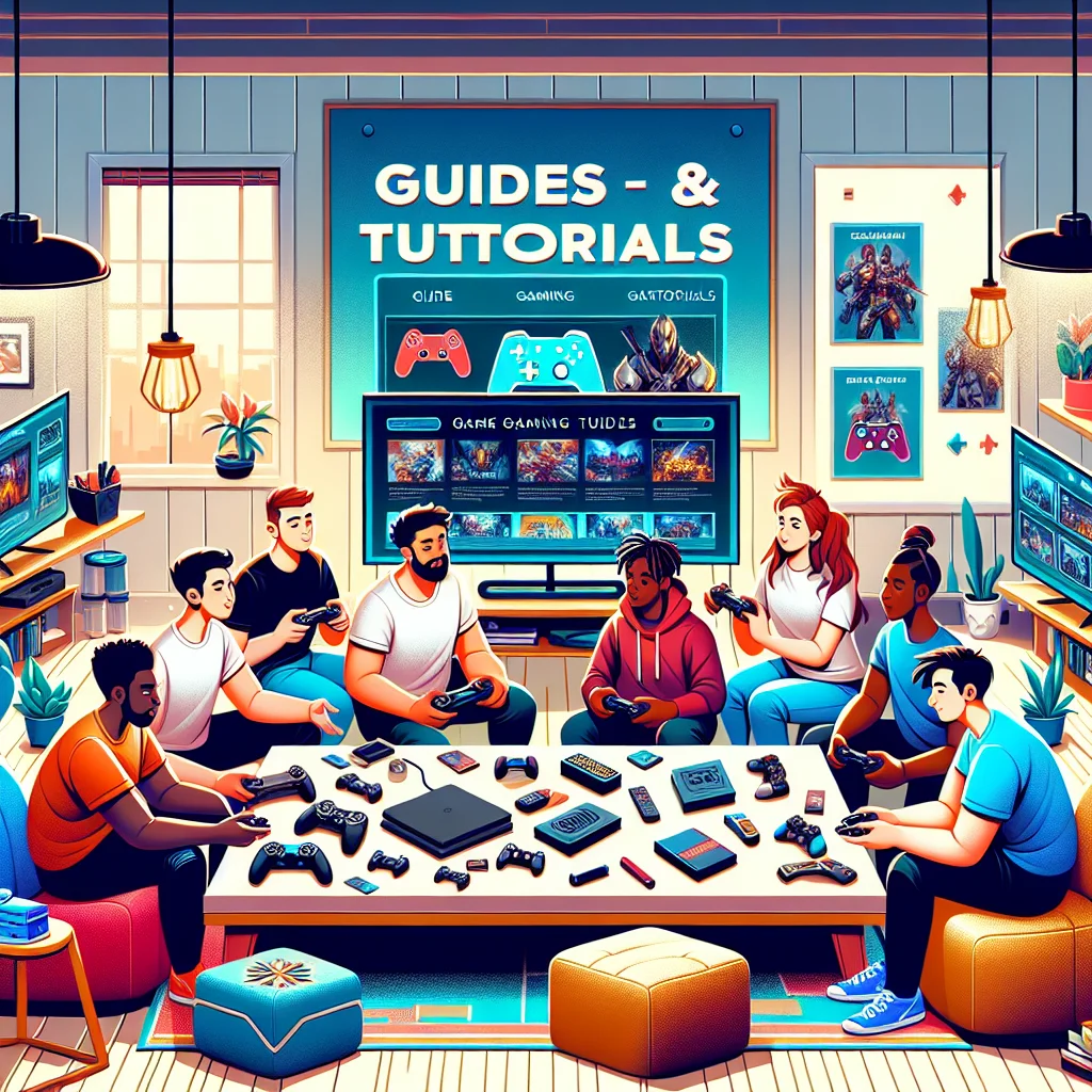 Imagem representativa de guias e tutoriais para jogos