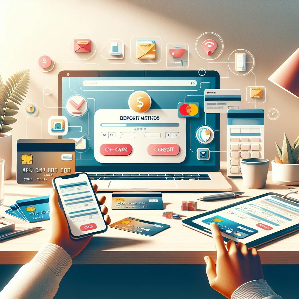 Métodos de depósito para sua conta