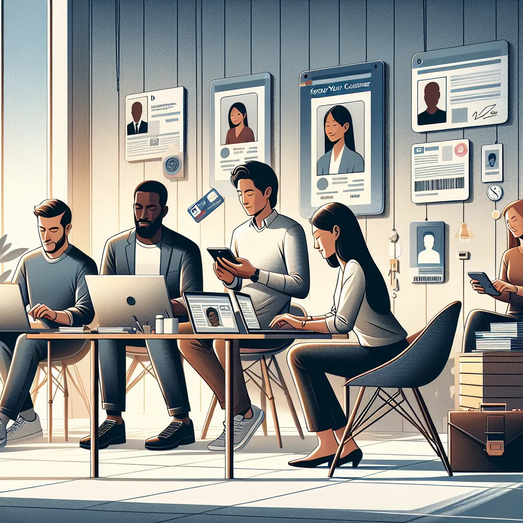 Processo de verificação de identidade KYC